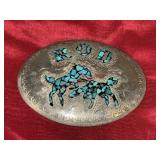 VTG Sterling/ Turquoise Native American Navajo