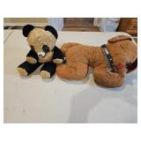 Vintage stuffies, koala bear and sleeping