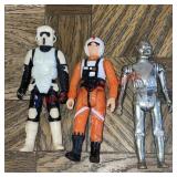 vintage STAR WARS FIGURE LOT (Downstairs right )