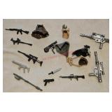 Star Wars action figure accessories and weapons-