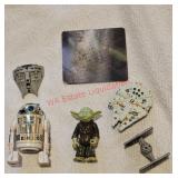 Star Wars collectibles- downstairs right