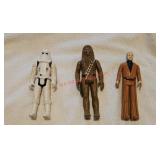 Star Wars action figures- downstairs right