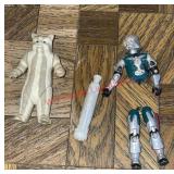vintage STAR WARS FIGURE LOT needs repair