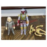vintage STAR WARS FIGURE LOT (Downstairs right )