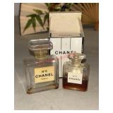 Lot of Two Chanel No5 Mini perfume bottles- One