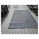 Outdoor rug, appx 9'x6' - back deck