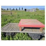Wood decking and table only - goat pen
