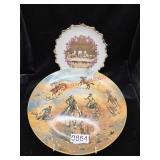 (2) Decorative Plates (Left downstairs bedroom)