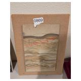 Sand Wall Art (downstairs left bedroom)