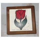 Tulip wood box (master bedroom)