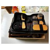 Shoe shining kit & Box of brushes (kitchen )