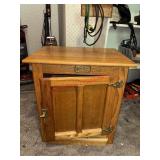 White Clad Simmon hardware End Table     (Ammo