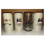 German beer steins (kitchen)
