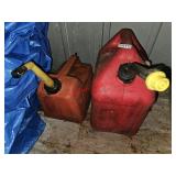Fuel cans - shed