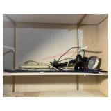 Misc. cords and lights lot (office)