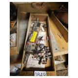 Pneumatic sawzall with blades and dremel bits -