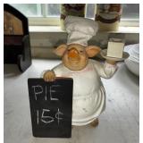 pig chef figurine (Kitchen)