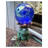 Frog yard decor- left side of house