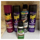 Raid bug spray lot ( kitchen)