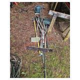 Yard tools- outside of shed