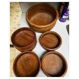 vintage wooden bowls (Kitchen)