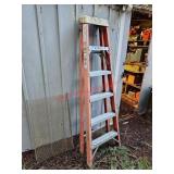 Werner 6' ladder- outside of shop