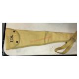 vintage U.S. Army canvas gun bag
