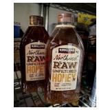 Exp 2025 TWO Raw Honey Jars  Sealed     (Basement