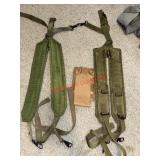 Vintage Military Suspenders