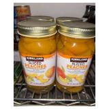 4 Jars 05/2023 Canned Peached Sealed   (Basement