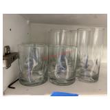 Tall and short drinking Glass lot
