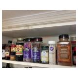 Spices Cupboard shelf lot most expired