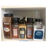 Spices Cupboard shelf lot most expired