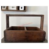 Primitive Wood Caddy                   (Dining