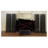 Five pioneer speakers!!! TV NOT INCLUDED!!!Pick