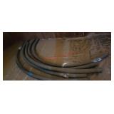(5) Approx 10' X 4' plastic Pipe (upstairs barn