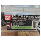 Collated framing nails - garage