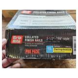Finish nails- garage