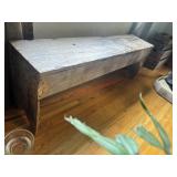 Primitive Wood Bench                      (Dining