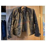 Vintage Well Loved Leather Jacket Unknown Size