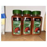 Three Smoked Paprika Large jars  Sealed EXP2024