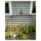 Old Bed Frame Yard Art                  (Outside