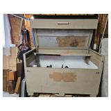 Knaack job box, CONTENTS NOT INCLUDED, HEAVY,