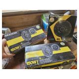 Kicker speakers, unused - garage