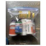 Mix lot of vitamins and supplements (hallway