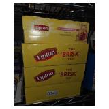 (4) Boxes of Lipton Tea NEW/EXPIRED (Basement)