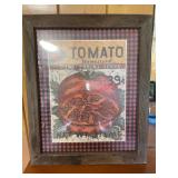 Two vintage-style framed photos (1st upstairs