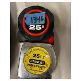Tape measures (garage)