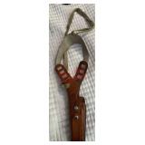 Over the shoulder Gun holster (master upstairs)
