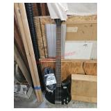 Ibanez bass with cords - garage